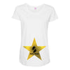 Hollywood Walk of Fame Baby Edition Maternity Scoop Neck T-shirt