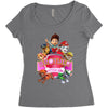 paw patrol birthday girl brother Women's Triblend Scoop T-shirt