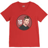 messi top V-Neck Tee