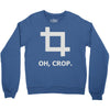 oh crop Crewneck Sweatshirt