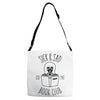 sick &amp; sad book club Adjustable Strap Totes