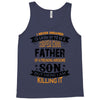 Super Cool Father Of A Freaking Awesome Son Tank Top