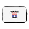 on a scale of one to america how free are you tonight Laptop sleeve
