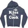 kiss the cook chef Zipper Hoodie