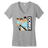 dobre twins dobre brother Women's V-Neck T-Shirt
