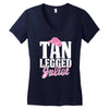 tan legged juliet Women's V-Neck T-Shirt