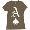 ace of spades (2) Ladies Fitted T-Shirt