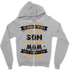 Super Cool Son Of A Freaking Awesome Mom Zipper Hoodie
