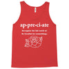 Appreciate Tank Top