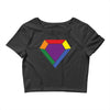 Rainbow LGBT Diamond Crop Top