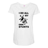 my own stunst Maternity Scoop Neck T-shirt