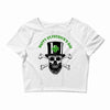 happy saint patrick day skull Crop Top