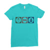 eat sleep money Ladies Fitted T-Shirt