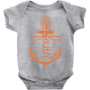 anchored faith Baby Bodysuit