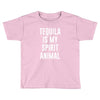 tequila is my spirit animal Toddler T-shirt