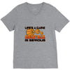 life's a game basketball V-Neck Tee