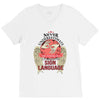 who knows sign language V-Neck Tee