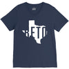 Beto Texas Map V-Neck Tee
