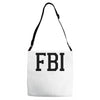 fbi humor Adjustable Strap Totes