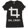 oh crop Ladies Fitted T-Shirt