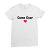 Game Over Ladies Fitted T-Shirt