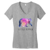 Little Dipper with Galaxy Women's V-Neck T-Shirt