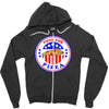 vote for pizza president democrat Zipper Hoodie