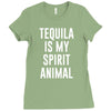 tequila is my spirit animal Ladies Fitted T-Shirt