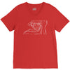 Luffy white design V-Neck Tee