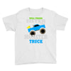 monster truck shirt for boys toddlers Youth Tee