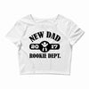 rookie new dad 2017 Crop Top