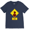 head shot V-Neck Tee
