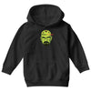 no brain no gain Youth Hoodie