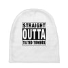 straight outta tilted towers Baby Beanies