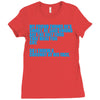 my friend thinks he's smart Ladies Fitted T-Shirt