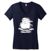 wheres my hos at santa claus Women's V-Neck T-Shirt