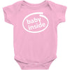 baby inside sticker vinyl decal Baby Onesie