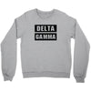 Delta Gamma Black Crewneck Sweatshirt
