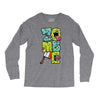zombie font Long Sleeve Shirts