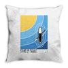 stand up paddle Throw Pillow