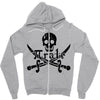pi rate pirate Zipper Hoodie