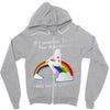 ls mug eat rainbow eat les Zipper Hoodie
