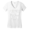 i scare my own family Women's V-Neck T-Shirt