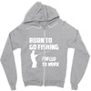 forced to work Zipper Hoodie