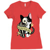 schrodinger cat tattoo Ladies Fitted T-Shirt