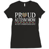 proud autism mom Ladies Fitted T-Shirt