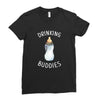 Drinking Buddies Ladies Fitted T-Shirt