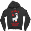 boxing llama Zipper Hoodie