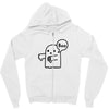 the ghost of disapproval Zipper Hoodie