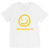 the game is on V-Neck Tee
